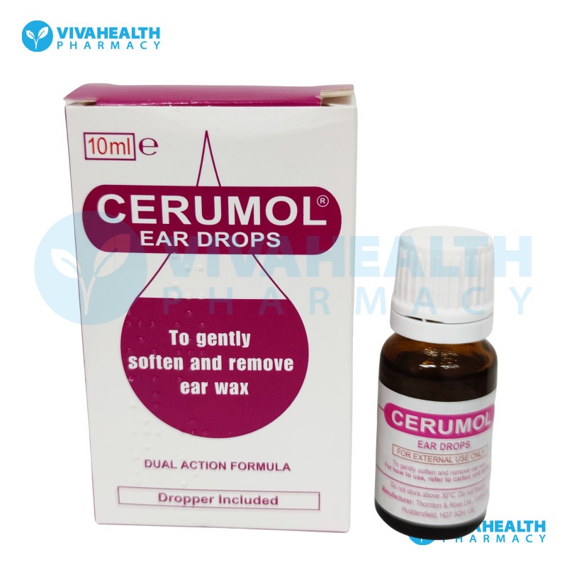 Cerumol Ear Drops To soften and remove ear wax Shopee Singapore