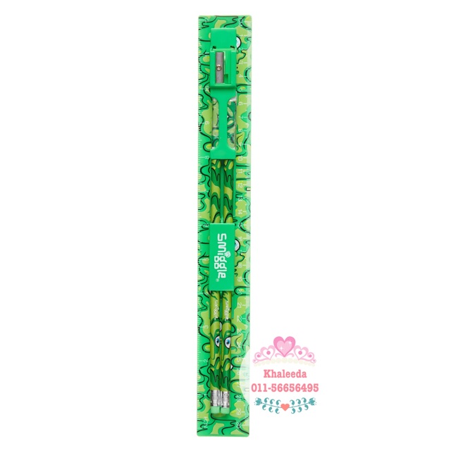 AUTHENTIC Smiggle Out Of This World Combo Ruler - Green | Shopee Singapore