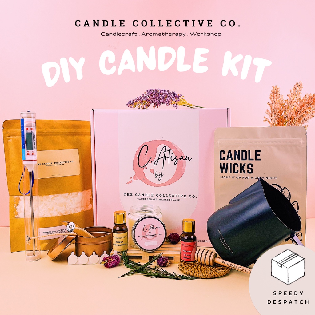 DIY Candle Making Kit I All Inclusive Set I Candles I CandleCollectiveCo