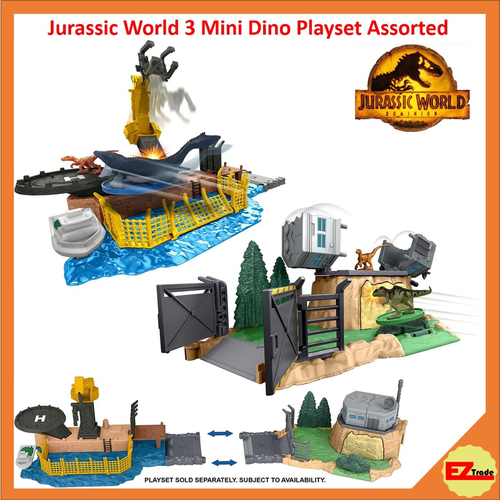 Mattel Jurassic World 3 Dominion Mini Dino Playset - Mosasaurus