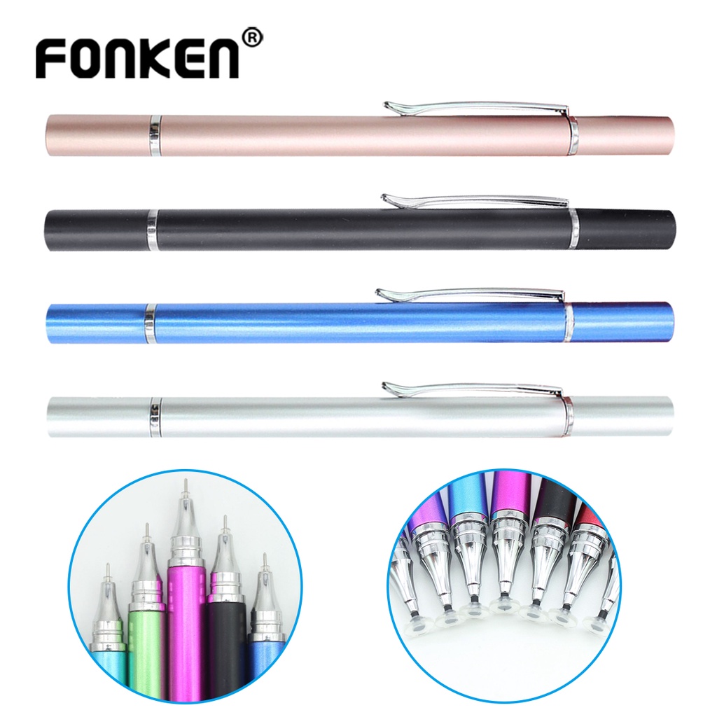 Fonken 2 In 1 Capacitive Stylus Plastic Pen Stylus Tablet Touch Screen ...