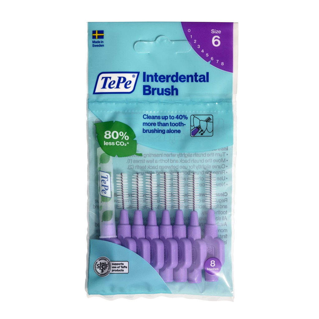 TePe Interdental Brush Original SOFT (8pcs/pack) | Shopee Singapore