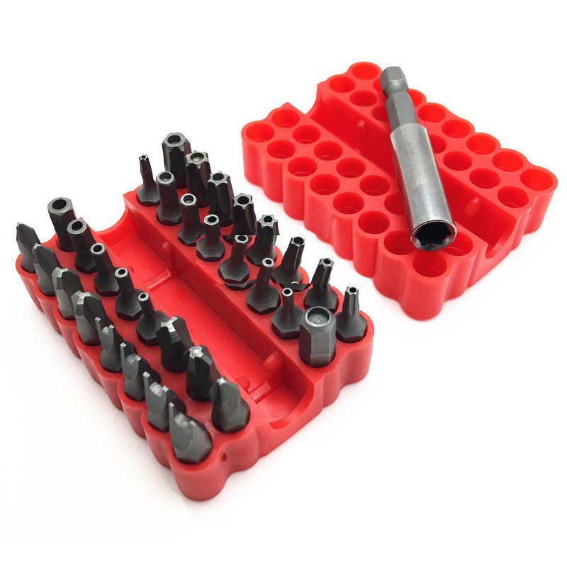 ♈﹍ gzmanyi 33pcs Security Tamper Proof Torx Hex Screw Driver Bits Set ...