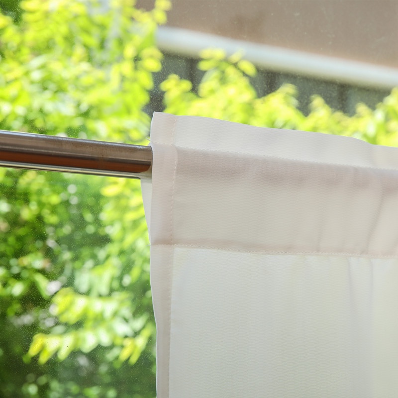 Ready Stock White Sky Silk Gauze Curtain Pastoral Tulle Curtain Pure