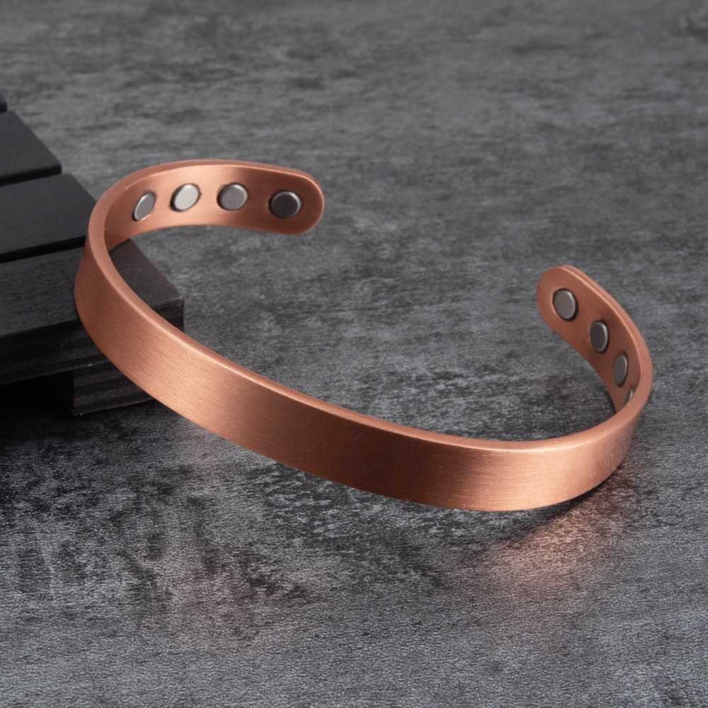 Mens copper sale bracelet with magnets