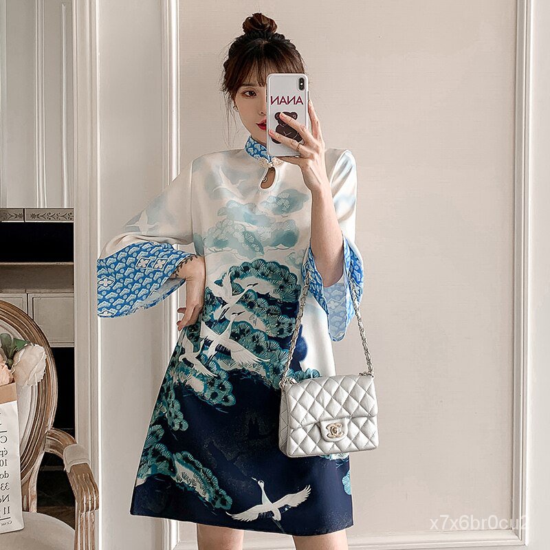 2021 White Plus Size 3XL 4XL Party Casual Qipao Traditional Chinese Clothing Vintage Modern Improved Cheongsam Dress for
