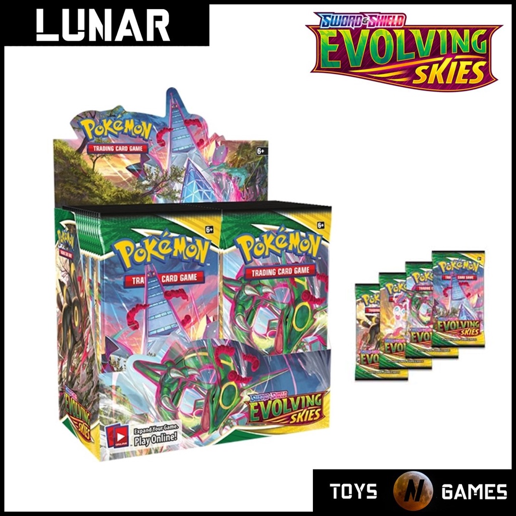 Pokemon TCG Evolving Skies Booster Box | Shopee Singapore