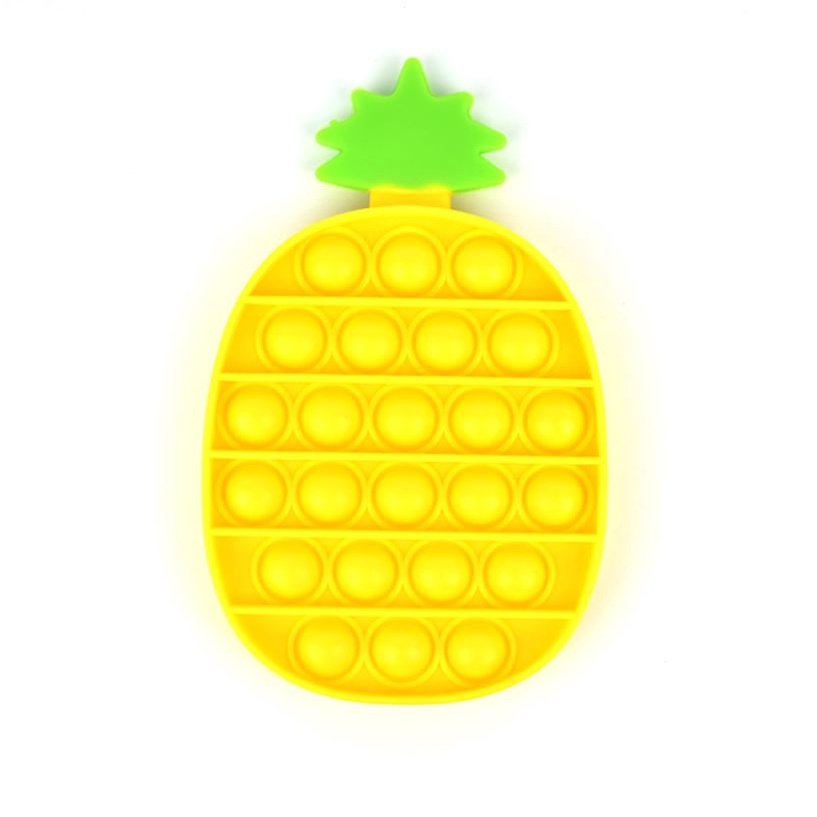 Pop It [Pineapple] Round Fidget Kids Toy Push Bubble Stress Popit