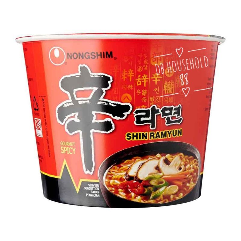 [Nongshim] Shin Ramyun Korean Ramen Cup辛拉面 114g | Shopee Singapore