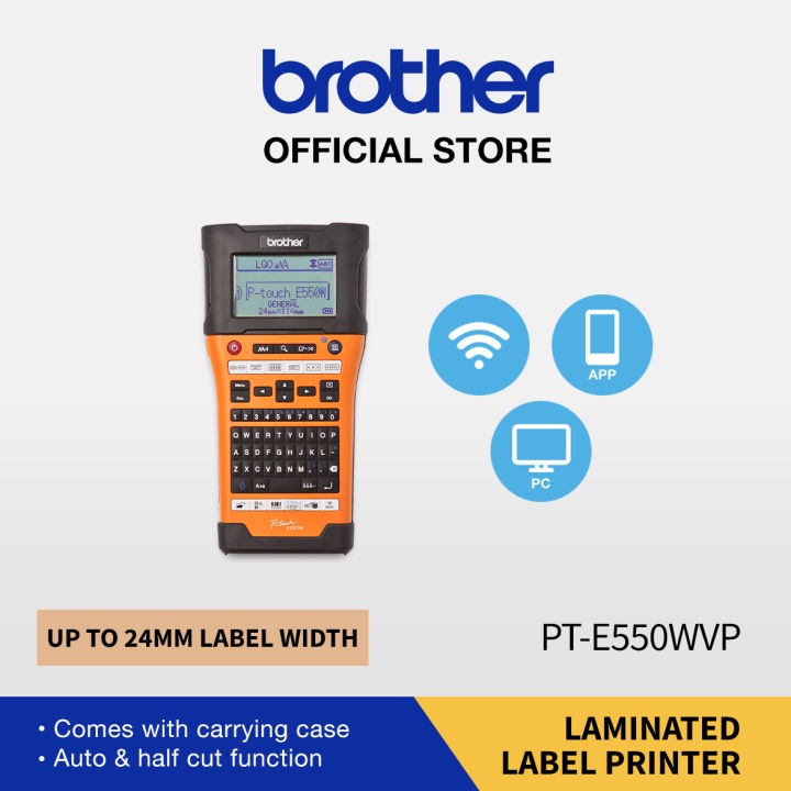 Brother PT-E550WVP Label Printer | Shopee Singapore