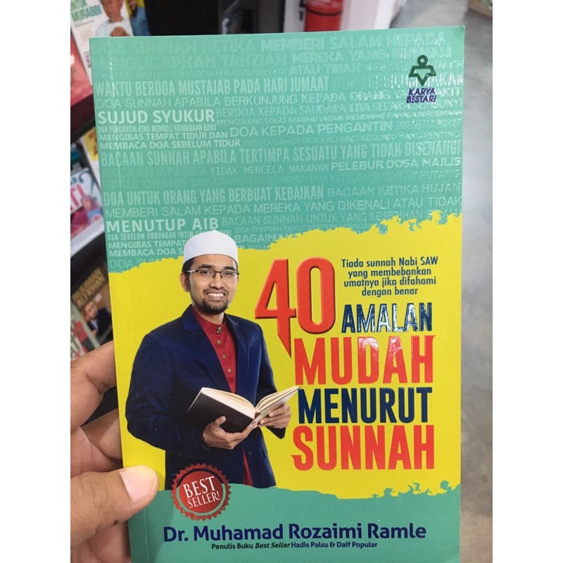 Limited Stock 40 Easy Practices According To Sunnah Dr Muhamad Rozaimi Ramle Shopee 2944