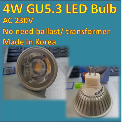 Gu 5.3 store 230v led