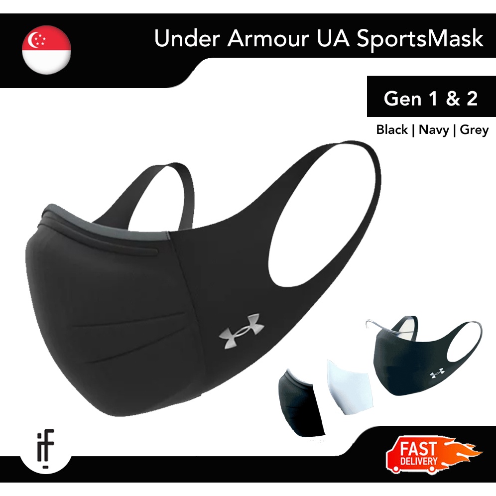 [SG Ready Stock] Under Armour Mask UA Sportsmask Authentic Gen 2