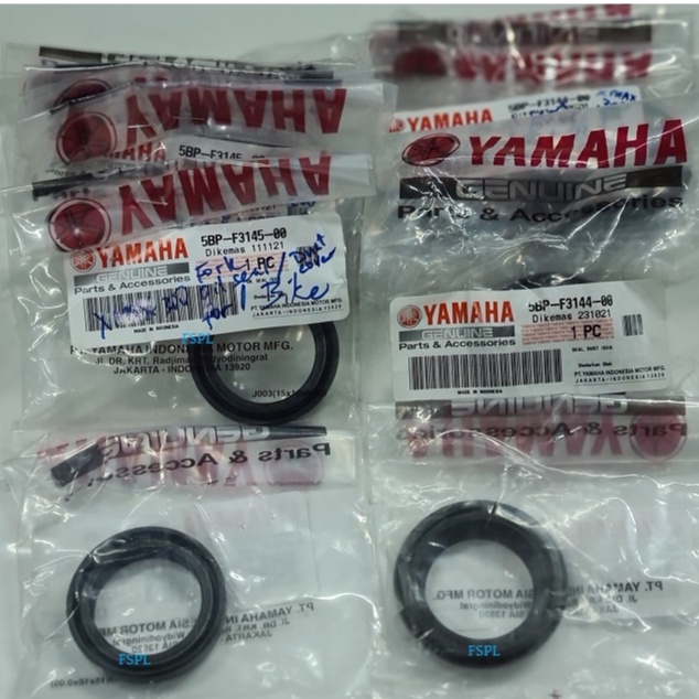 View of Yamaha Xmax 300 Fork Oil Seals and Dust Covers Set (Genuine Yamaha ...