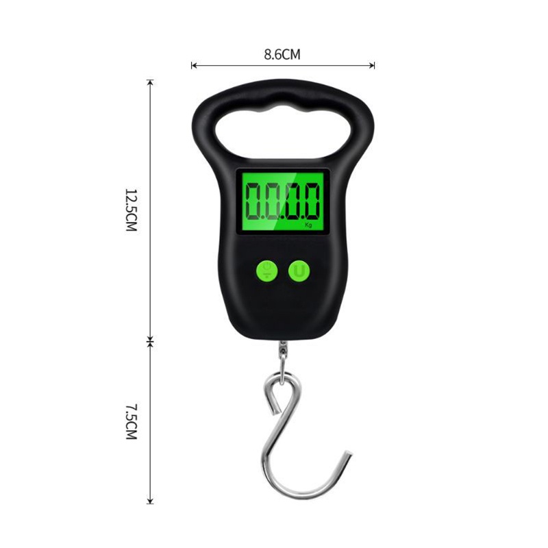 2X Portable Travel LCD Digital Hanging Luggage Scale Electronic Weight 50kg/ 10g