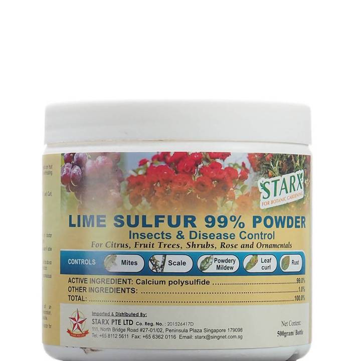 Lime Sulfur, Pesticide & Fungicide Powder (400g) Shopee Singapore