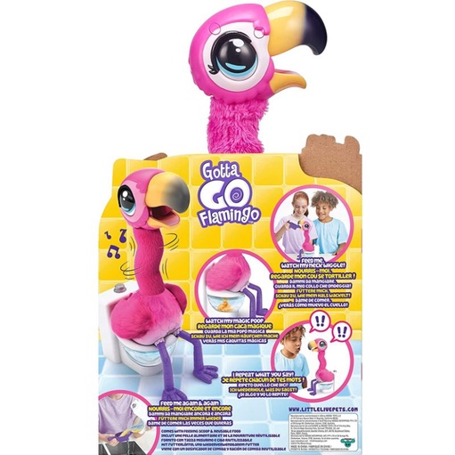 Little Live Pets Gotta Go Flamingo/Turdle Turtle Interactive Plush