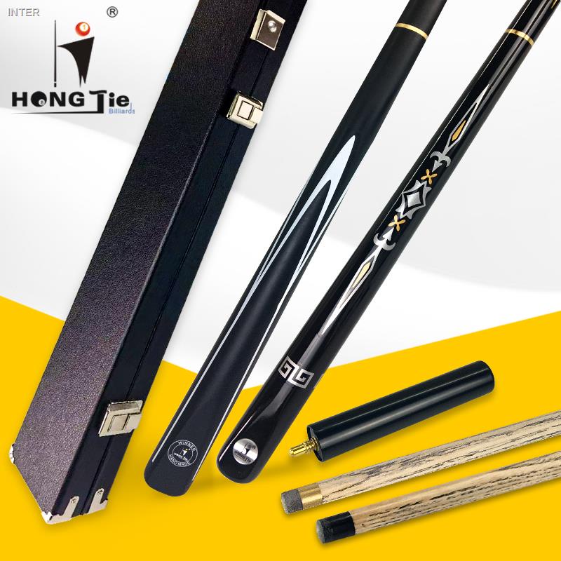 Snooker Cue Billiard Cue Small Head Chinese Black Eightbar Box 3/4 Points Big Head English