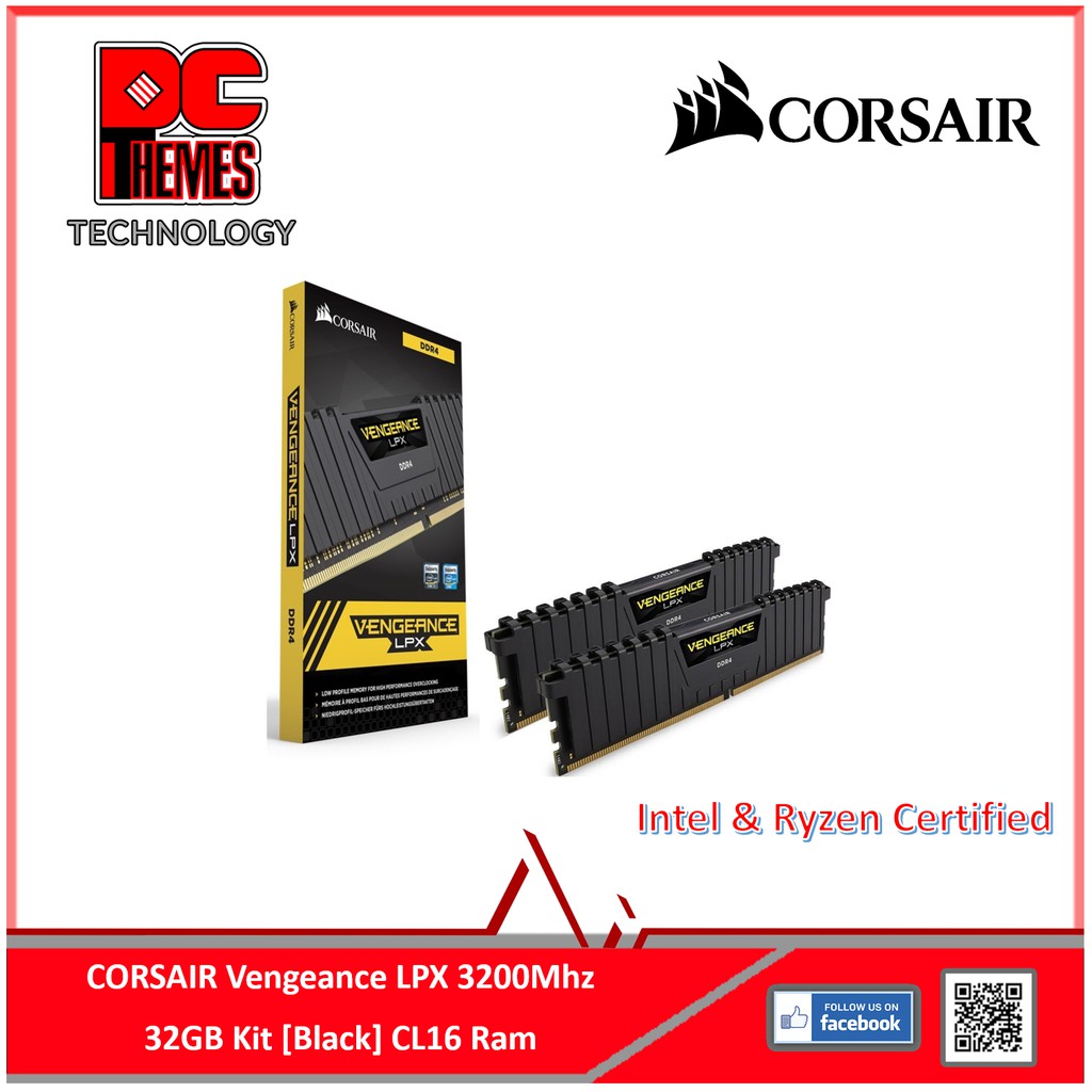 Corsair Vengeance LPX CMK32GX4M4K4000C19 geheugenmodule 32 GB DDR4 4000 MHz - Geheugenmodules (32 GB, 4 x 8 GB, DDR4, 4000 MHz, 288-pin DIMM