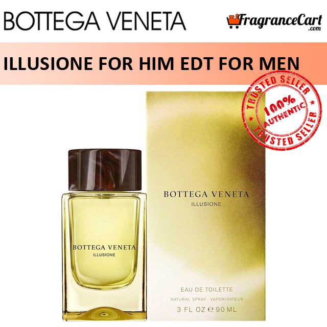 Bottega Veneta Illusione for Him EDT for Men 90ml Tester Eau de Toilette Pour Homme Illusion 100 Authentic Perfume Shopee Singapore