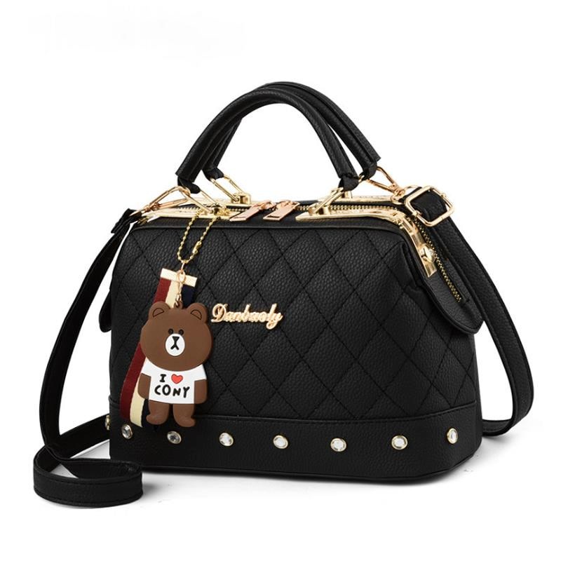 Valenkuci Boston Bags for Women Fashion Handbags Shoulder Bags Designer Women Messenger Bags Tote