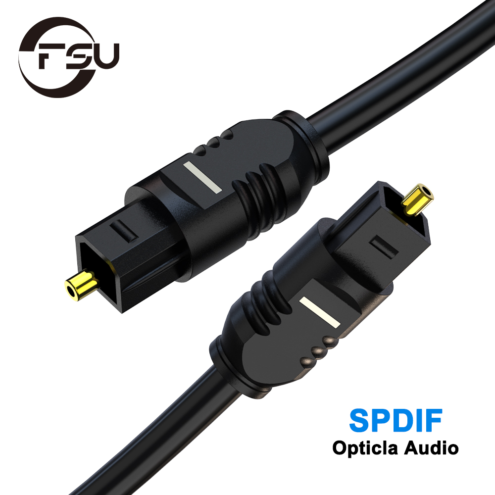 FSU 1m 3m 5m 10m Digital Fiber Optical Audio Spdif Cable Toslink Male