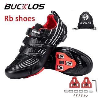 BUCKLOS Bike Shoes Self lock Men SPD SL LOOK DELTA Road Bike Shoes Sneaker Breathable Shoe with Cleats Cycling Equipment