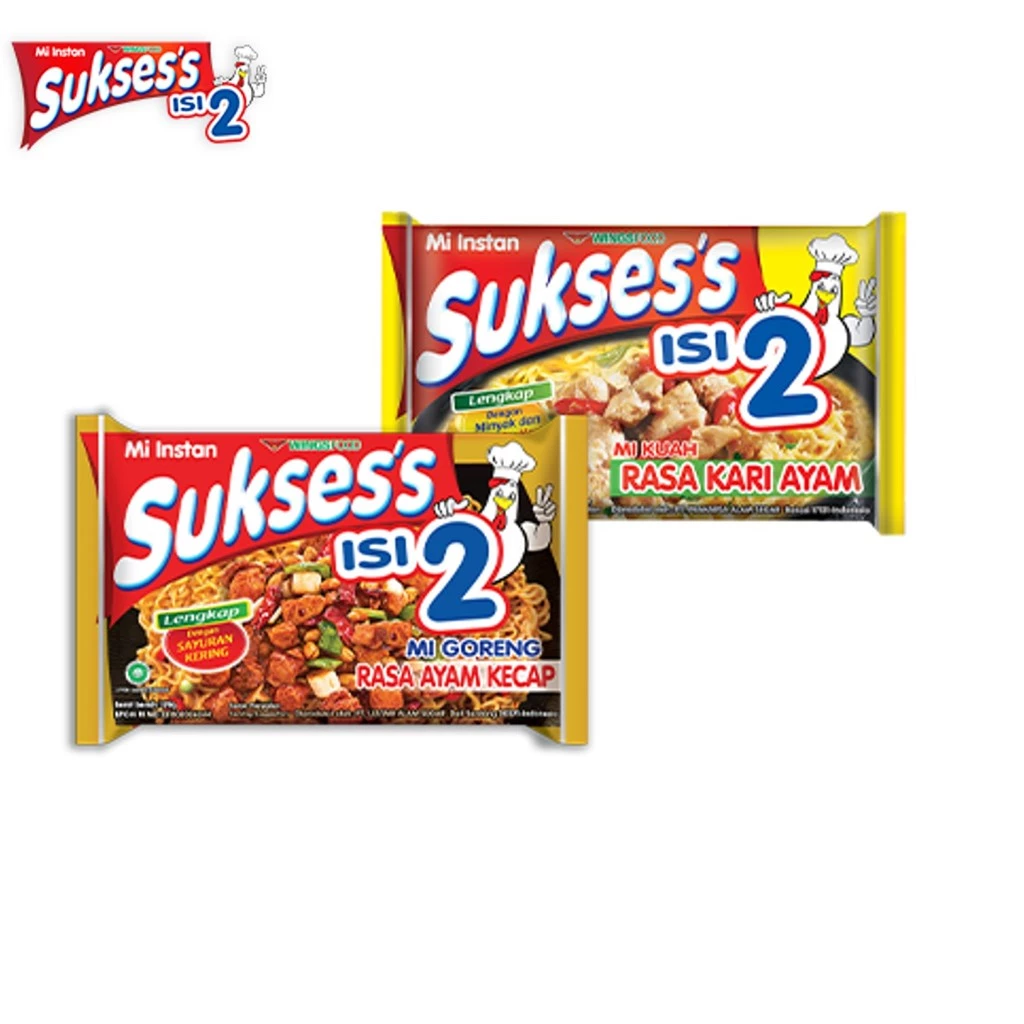 Mie Suksess Ayam Bawang 115gr + Mie Suksess Kari Ayam 116 gr - Gambar 3