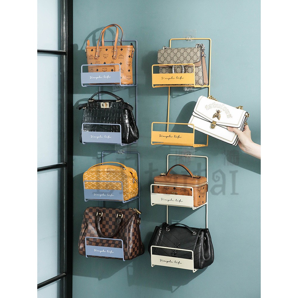 Wall Mounted Hanging Handbag Organiser Handbag Organizer Hang