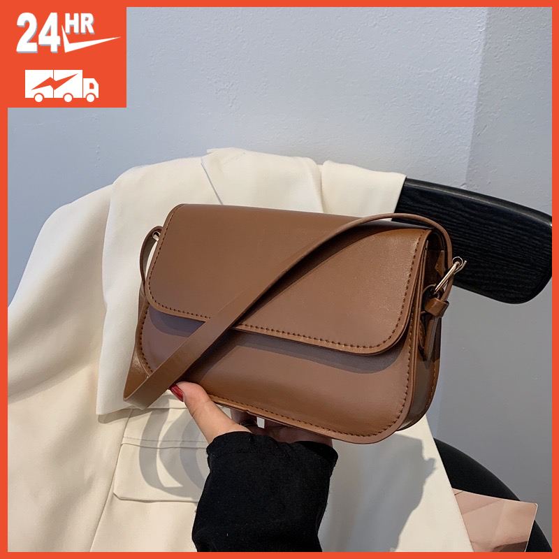 Minority design high sense retro underarm bag women 2021 new fashion solid color versatile fashion messenger bag women