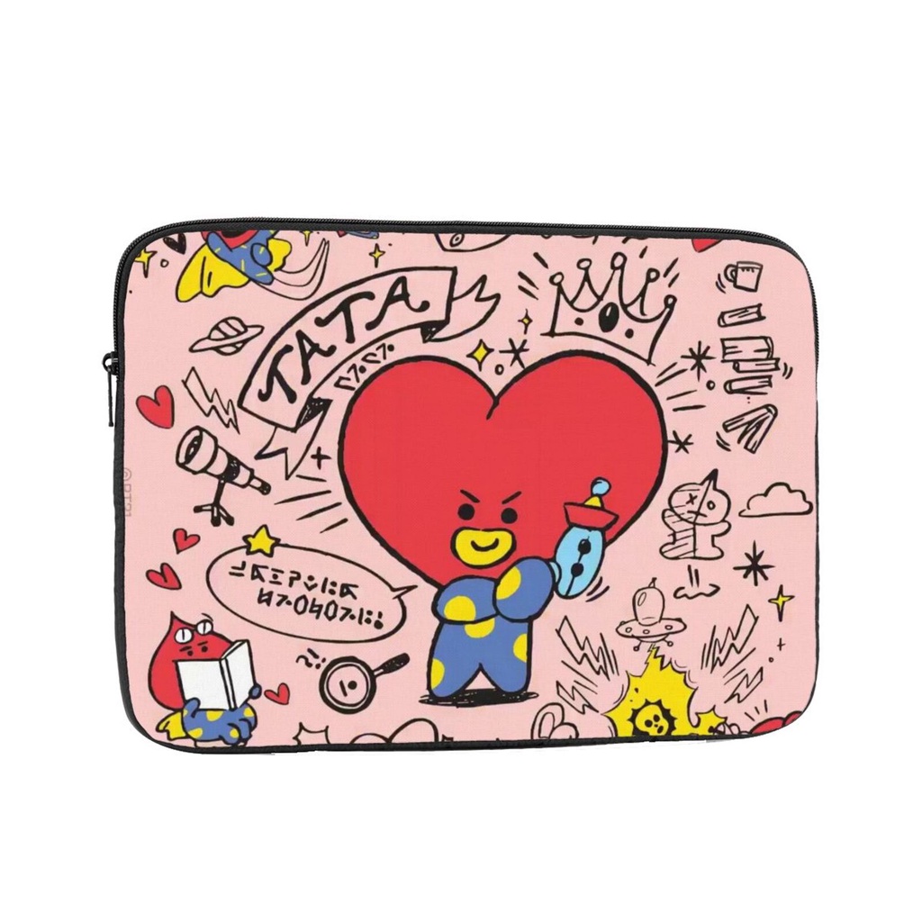 IN STOCK BTS BT21 Laptop Case 10 12 13 15 17inch Waterproof