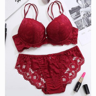 SG InStock) Wireless France Style Low Back Deep V Lace Bra Series (Wireless.  Seamless. Strapless. Push up) - MBA07
