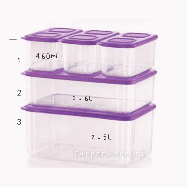 Tupperware Rectangular Clearmate Large III 2.5L x 1pc | Shopee Singapore