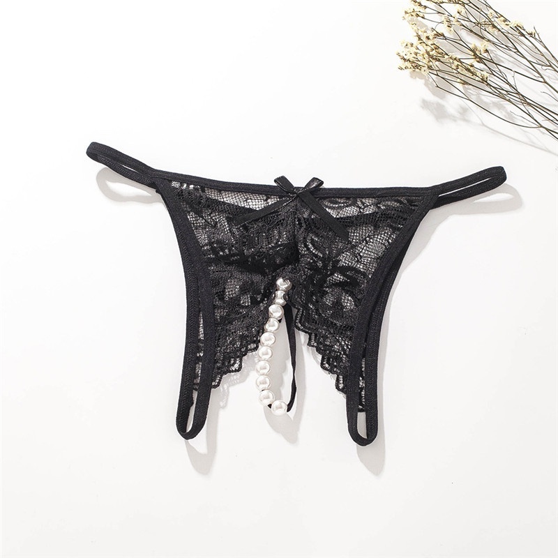 Babydoll and Open Crotch G-String - Queen Size -  Mulberry main image 1