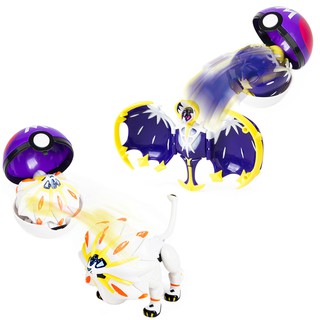 Genuine Pokemon Solgaleo Lunala Pocket Monster Pet Pokeball Elf