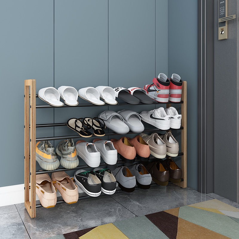 JINSHENG Extendable Shoe Rack Metal Shoe Rack Simple Multi