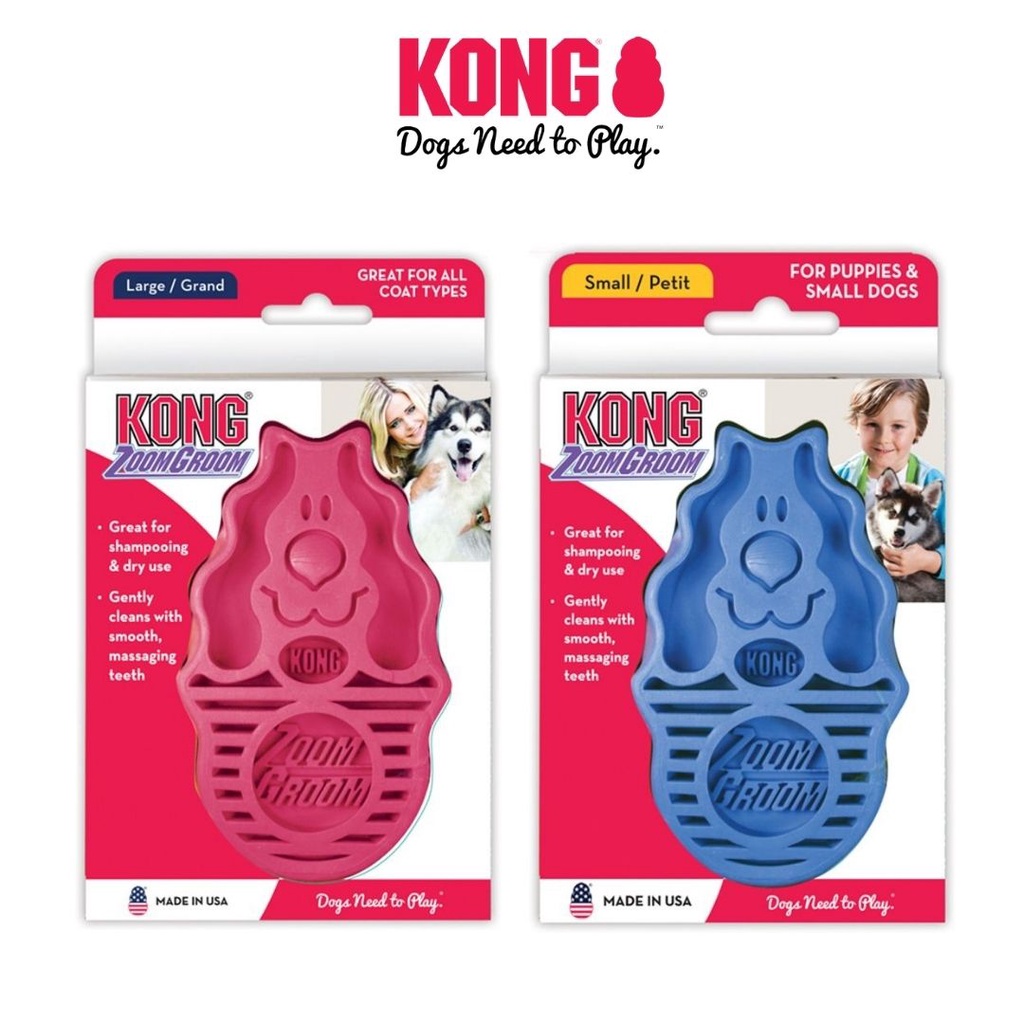 ZoomGroom Dog Brush 2 Sizes 2 Colours Shopee Singapore