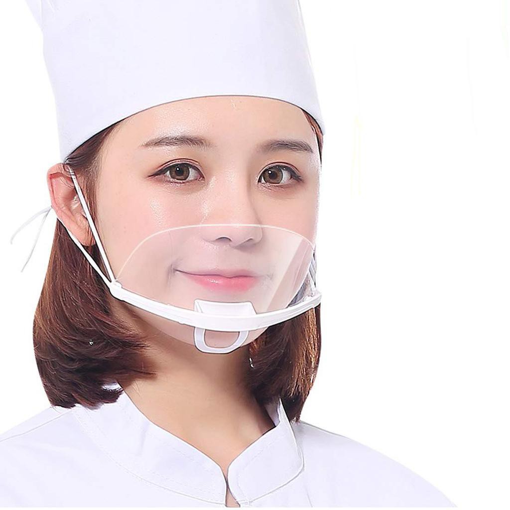 Spit Guard / Sneeze Guard for Food Handlers / Restaurants (1PCK = 1PCS ...