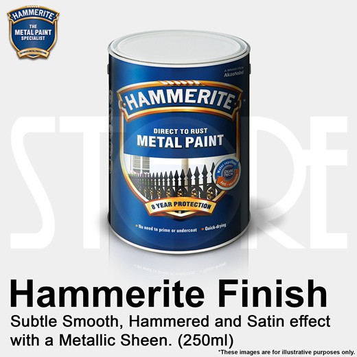 HAMMERITE 2 in 1 Primer Paint Hammered Smooth and Satin Finish 250ml