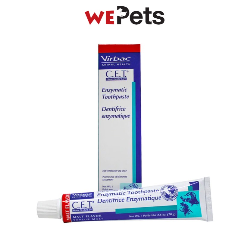 Virbac C.E.T. Enzymatic Toothpaste toothpaste for dogs & cats (Assorted flavours) Shopee Singapore