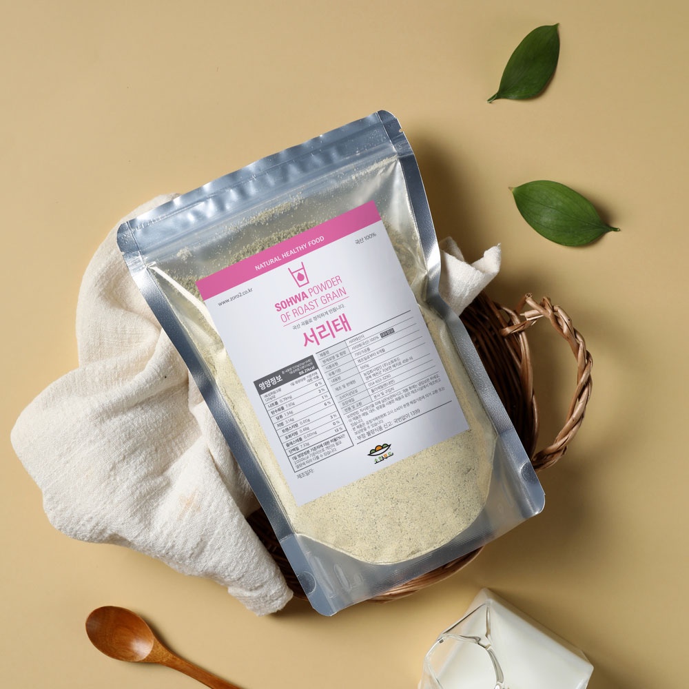 [SOHWA] Korean Roasted Black Bean Powder Flour 500g I Meal Replacement