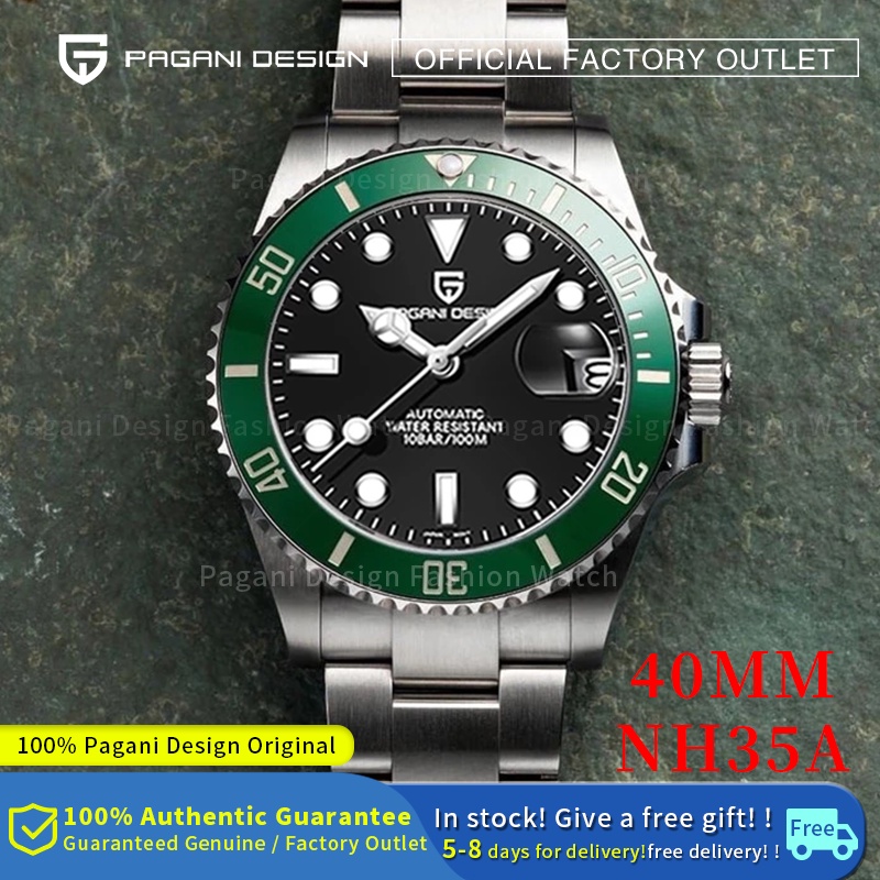 Pagani Design Original Watch 40MM Automatic Watch Men 100M Submariner