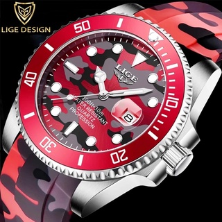 Red and hot sale silver watch