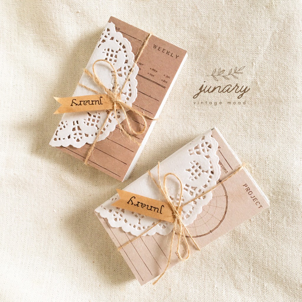 Junarystudio - Set of 100 sticky notes with many journal decoration ...