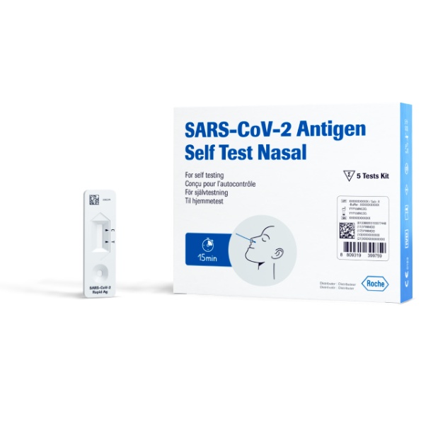 Roche SARSCoV2 Rapid Antigen Self Test Kit Nasal 5's Shopee Singapore