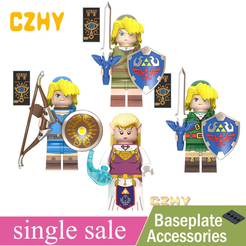 Lego zelda link minifigure hot sale