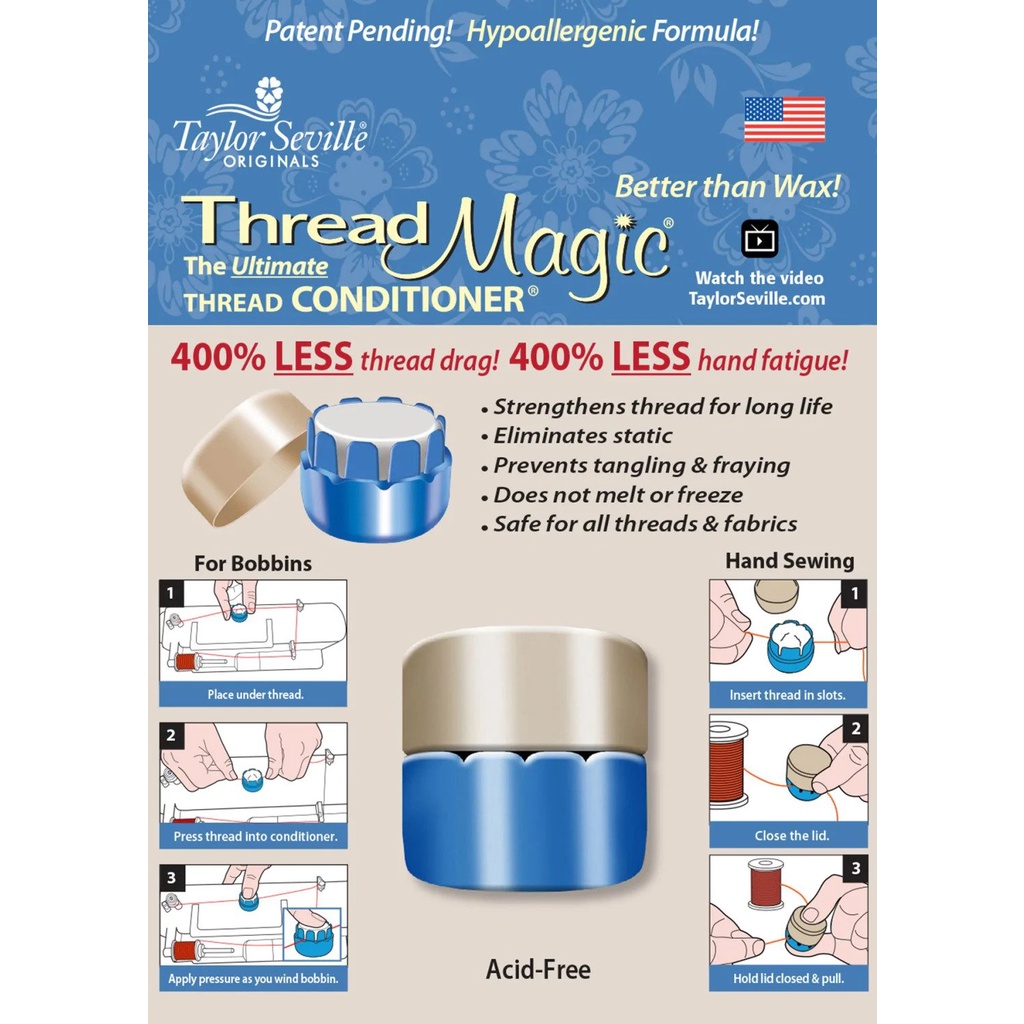 Thread Magic Thread Conditioner Thread Wax USA for cross stitch ...