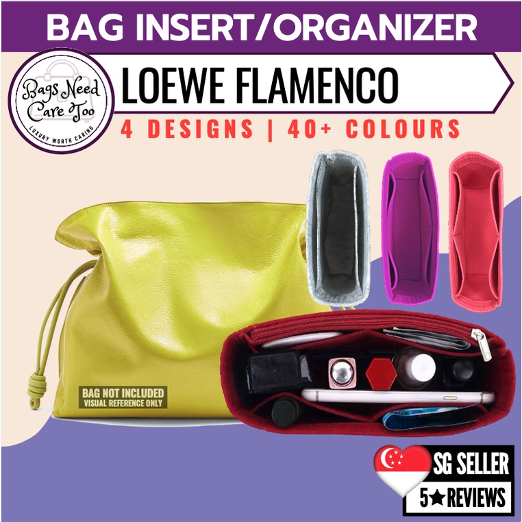 Loewe Flamenco Bag Organiser Inner Bag Insert Organizer to prevent