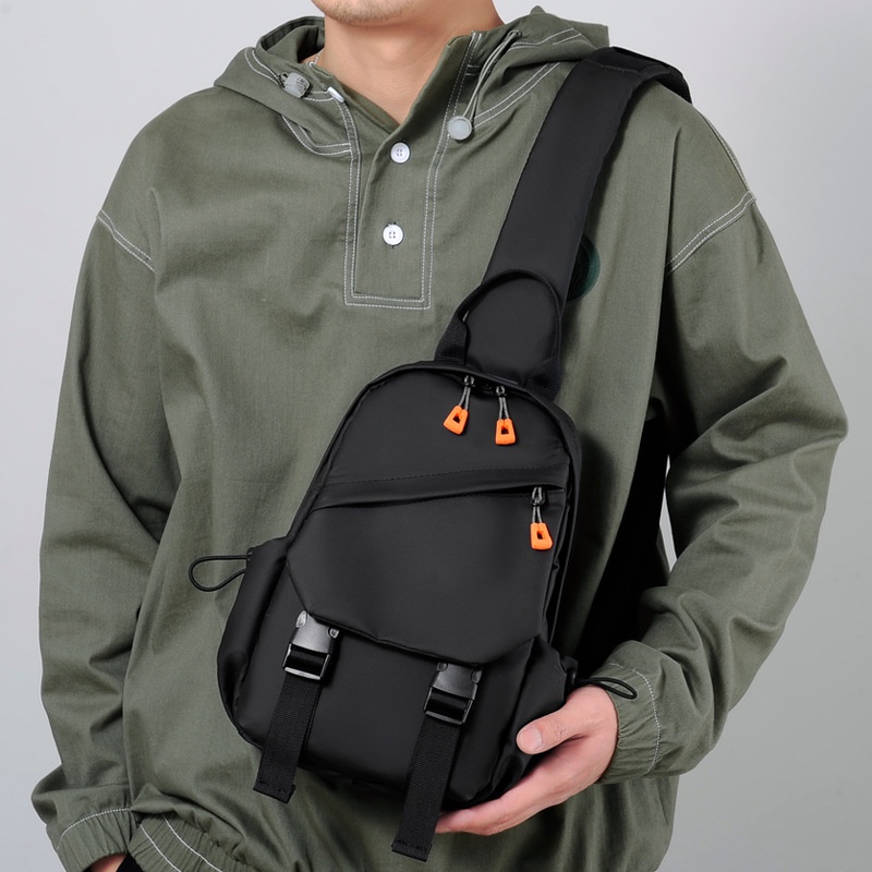 【Ready Stock】Chest Bag Men Waterproof Sling Bag Large Capacity ...