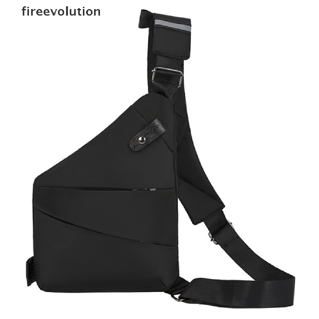 [fireevolution] Man Waterproof Personal Shoulder Pocket Chest Bag Cross
